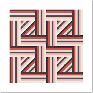 Abstract geometric artwork Posters and Art